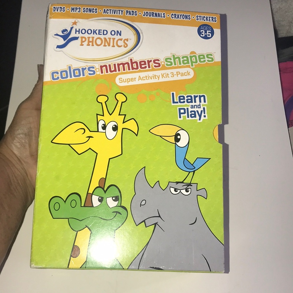 NIB Set/3 Colors, Shapes, & Numbers Activity Set